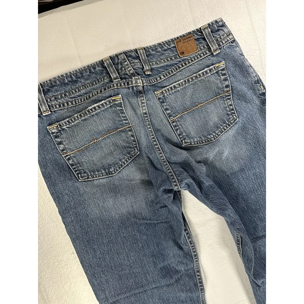 VTG Buckle BKE Jeans Women's 30x33.5 Mindi Blue Light Wash Low Rise Flare Jeans - Picture 3 of 12